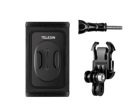 TELESIN MOCOWANIE NA PASEK PLECAKA Z UCHWYTEM TYP J-HOOK DO GOPRO OSMO