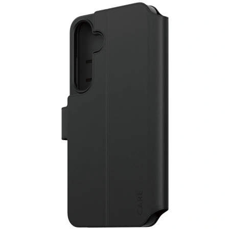 Etui CARE by PanzerGlass Feature Wallet Kickstand na Samsung Galaxy S25+  - czarne