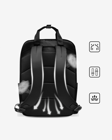 INNOSTYLE PLECAK NA LAPTOPA 15,6 DO SAMOLOTU WODOODPORNY COLORLITE 14L CZARNY