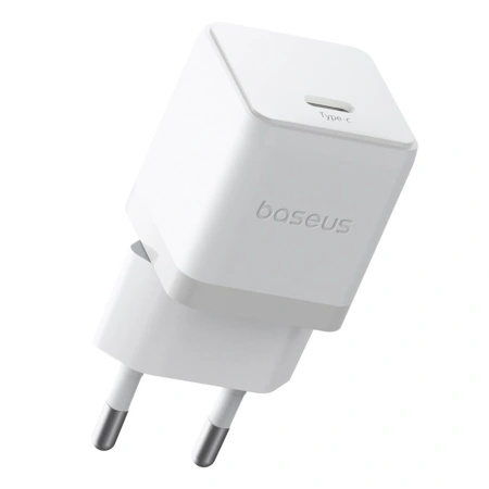 BASEUS ŁADOWARKA SIECIOWA PALM 1C 20W Z KABLEM USB-C 60W DO IPHONE 12 13
