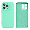 Silicone case etui iPhone 14 Plus silikonowy pokrowiec miętowozielone