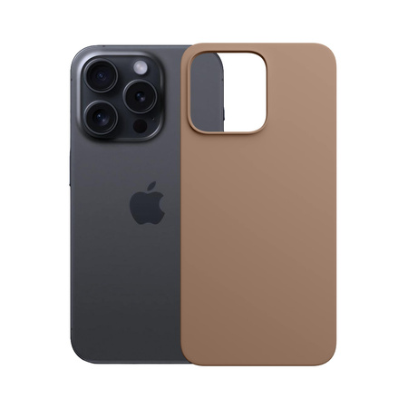 3mk Etui do Apple iPhone 15 Pro Max Hardy MagSilicone Case Dark Gold