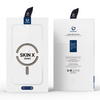 Dux Ducis Skin X Pro etui iPhone 14 magnetyczny pokrowiec MagSafe z klapką beżowy