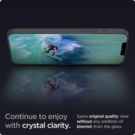 SZKŁO HARTOWANE SPIGEN GLAS.TR SLIM IPHONE 12/12 PRO