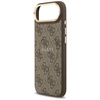 Etui Guess 4G PU Classic Logo MagSafe do iPhone Air brązowy
