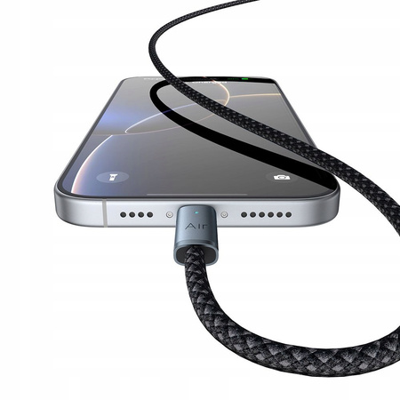 MCDODO KABEL USB-C LIGHTNING SZYBKIE ŁADOWANIE USB TYP C 36W 2M LED BIAŁY