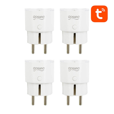 GOSUND INTELIGENTNE GNIAZDKO WIFI SP111 3680W 16A DO SMART HOME TUYA 4-PAK