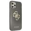 Guess GUHCP12LPCUGL4GBK iPhone 12 Pro Max 6,7" czarny/black hard case Glitter 4G Big Logo