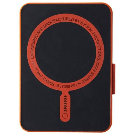 Portfel Skinarma Mirage Spunk Wallet     Magnetic Grip Stand pomarańczowy