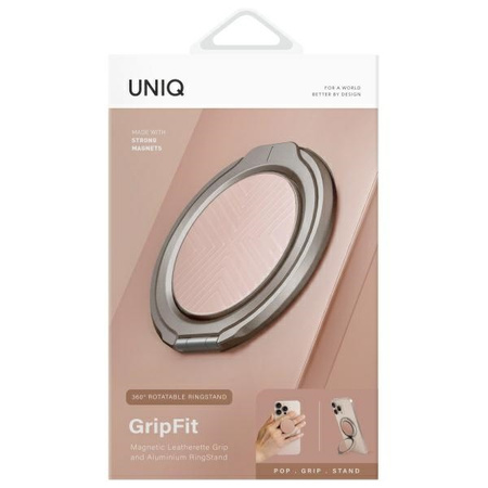 UNIQ GRIPFIT 360 MAGNETYCZNY UCHWYT DO MAGSAFE IPHONE 12 13 14 15 KICKSTAND
