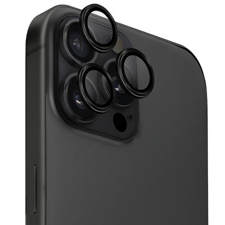 UNIQ SZKŁO OCHRONNE OPTYK ALUMINIOWE DO IPHONE 16 PRO 6.3 16 PRO MAX 6.9