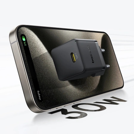 BASEUS ŁADOWARKA SIECIOWA PALM 30W USB-C DO TELEFONÓW TABLETÓW Z SZYBKIM