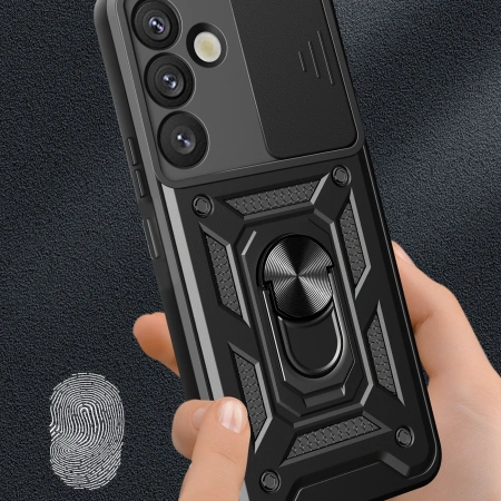 HURTEL ETUI PANCERNE HYBRID ARMOR CAMSHIELD DO SAMSUNG GALAXY S25+ Z OSŁONĄ
