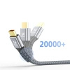 Kabel Wozinsky WPS-16AYL2S DisplayPort 2.1 Certyfikowany VESA 80 Gb/s 16K@60Hz 8K@120Hz 4K@240Hz HDR HDCP DSC 2m - czarny