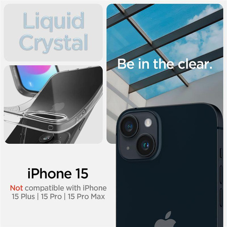 SPIGEN LIQUID CRYSTAL IPHONE 15 CRYSTAL CLEAR