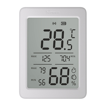 Czujnik Temperatury i Wilgotności ZigBee LCD Sonoff AirGuard TH SNZB-02DR2