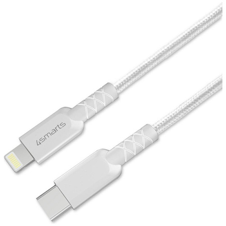 Ładowarka sieciowa 4smarts VoltPlug 20W  PD MFI USB-C z kable USB-C do Lightning biały