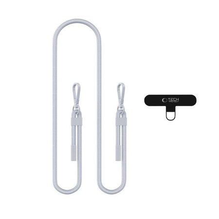 TECH-PROTECT C5SE ROPE CROSSBODY STRAP STEEL GREY