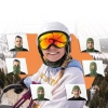Kominiarka narciarska Qunature 13230023014 rower motocykl rozmiar balaklava M - zielona