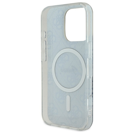 GUESS ETUI HARDCASE IML 4G DO IPHONE 16 PRO MAX 6.9 DO MAGSAFE Z WYSOKĄ