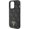 Etui Guess 4G Triangle Metal Logo na iPhone 14 Pro Max - czarne