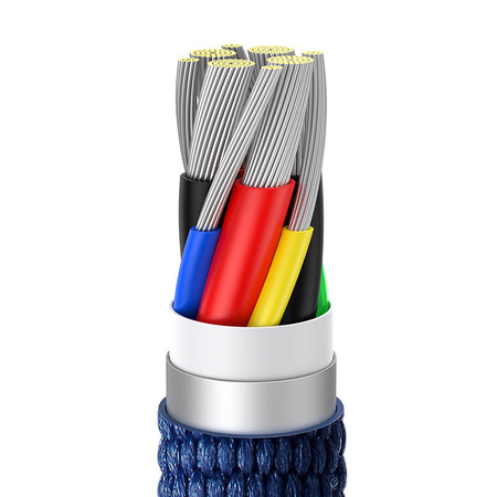 BASEUS KABEL USB-C 100W 1.2M DO TELEFONÓW I LAPTOPÓW SZYBKIE ŁADOWANIE 1.2M