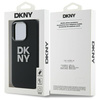 DKNY CASE DO IPHONE 16 PRO MAX 6.9 HARDCASE LIQUID SILICONE Z LOGO METALOWE