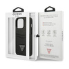 Guess GUHCP13LPSATPK iPhone 13 Pro / 13 6,1" czarny/black hardcase SaffianoTriangle Logo Cardslot