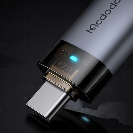 MCDODO ADAPTER PRZEJŚCIÓWKA USB-A 3.0 DO USB-C NA USB TYP C 3A 5GB OTG LED