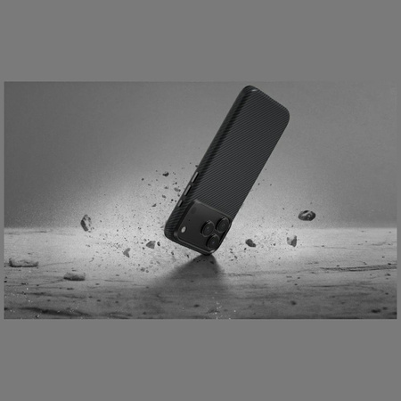 Etui PITAKA Aramid ProGuard MagSafe do   iPhone 17 Pro czarno szary