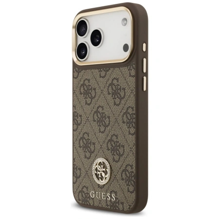 GUESS ETUI 4G STRASS LOGO DO IPHONE 17 PRO MAX MAGSAFE Z OCHRONĄ