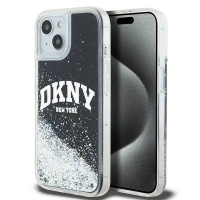 DKNY ETUI HARDCASE LIQUID GLITTER BIG LOGO DO IPHONE 15 PLUS 14 PLUS 6.7