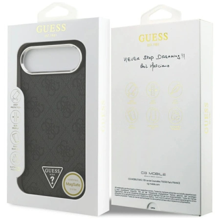 GUESS ETUI 4G TRIANGLE LOGO MAGSAFE DO IPHONE 17 AIR ELEGANCKIE ET
