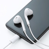 Słuchawki do telefonu Mcdodo przewodowe Element USB typ-C białe