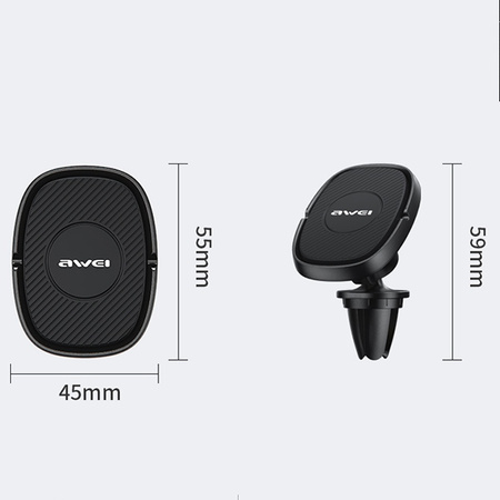 AWEI MAGNETYCZNY UCHWYT DO TELEFONÓW X21 DO SAMOCHODU UNIWERSALNY DO 6 CALI