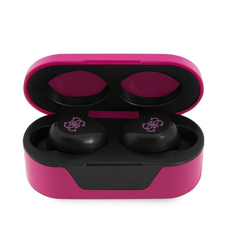 Guess słuchawki Bluetooth GUTWST31EM TWS + stacja dokująca magenta