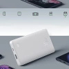 Powerbank Baseus Airpow Lite 10000mAh 15W z kablem Baseus Simple USB-A - USB-C 30cm - biały
