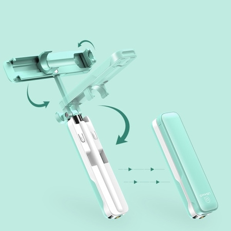 USAMS SELFIE STICK M1 MINI DO TELEFONÓW IOS ANDROID KOMPAKTOWY ZŁĄCZE 3,5MM