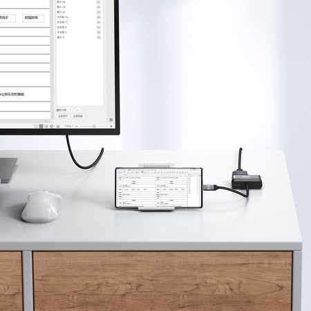 Adapter do telefonu Mcdodo  Przejœciówka USB-C do VGA + HDMI 4K