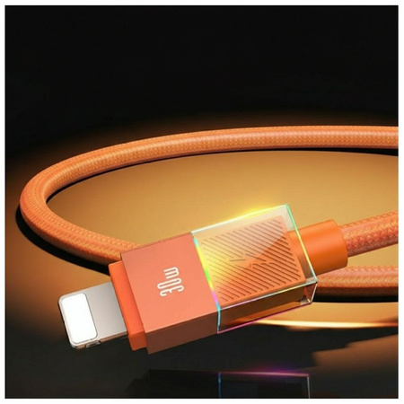 Kabel USAMS U93 30W USB-C do Lightning   1.2m pomarańczowy