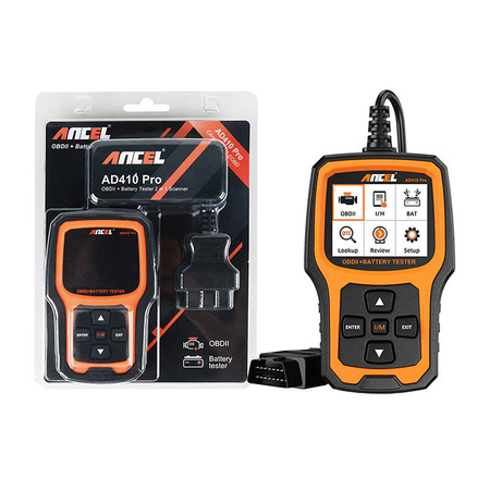 ANCEL SKANER OBD2 I TESTER AKUMULATORÓW 2W1 DO POJAZDÓW ZDIAGNOZUJ WADY