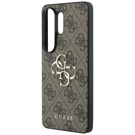Etui Guess 4G Big Metal Logo do Samsung  Galaxy S26 Ultra brązowy