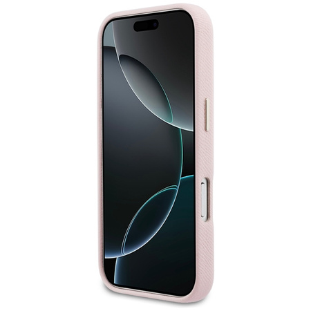Etui Guess FW Resin Logo do iPhone 17 Pro różowy