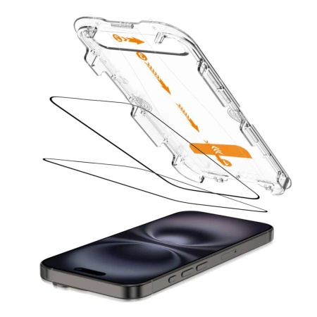 TECH-PROTECT SZKŁO HARTOWANE QUICK SET+ 2-PACK DO IPHONE 15 16 OCHRONA
