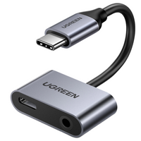 UGREEN ADAPTER AUDIO USB-C DO MINI JACK 3.5MM DO SMARTFONÓW IPHONE 12 13 14