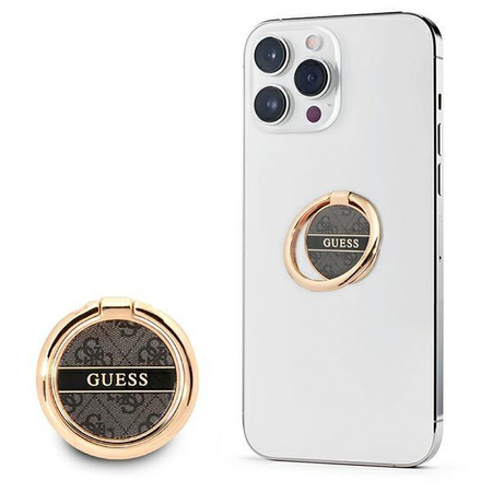 Guess Ring stand GURSHG4SK czarny/black 4G