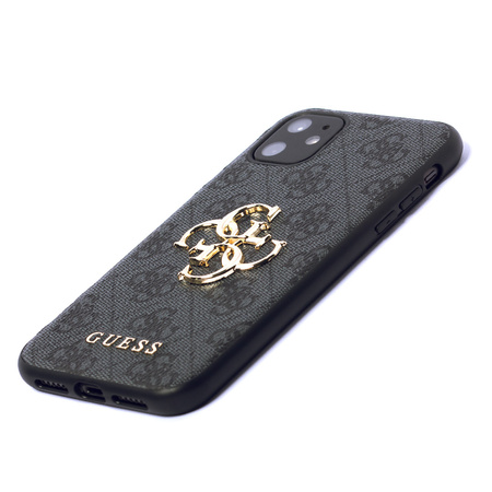 Guess GUHCN614GMGGR iPhone 11 6,1" / Xr szary/grey hardcase 4G Big Metal Logo