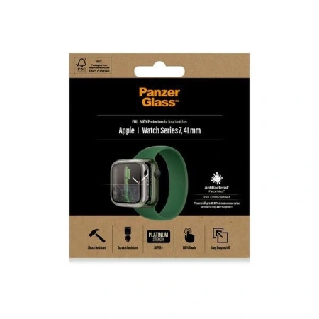 Etui PanzerGlass Full Body na Apple Watch 7 / 8 41 mm - przezroczyste