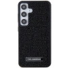 Etui Karl Lagerfeld Rhinestone Metal Logo na Samsung Galaxy S24 - czarne