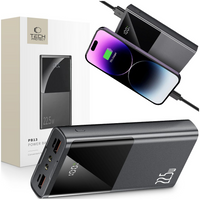 TECH-PROTECT POWER BANK PB13 22.5W DO TELEFONÓW 20000MAH IDEALNY DO PODRÓŻY